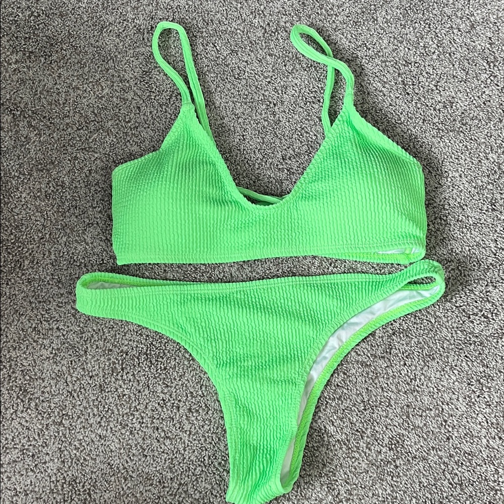 Neon Green Bikini Set